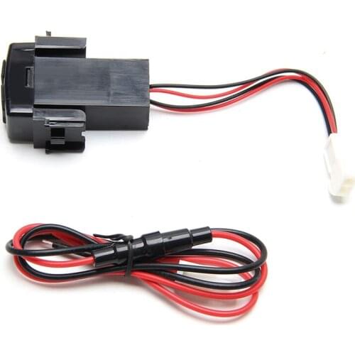 Dual USB Ports Dashboard Fast Charger 2.1A 5V for nissan Teana Sylphy New