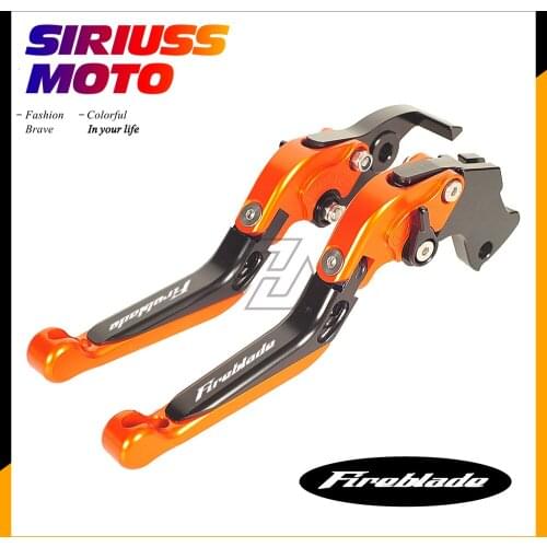 CNC Motorcycle Foldable Lever Motocross Brake Clutch Levers Case for Honda CBR1000RR / FIREBLADE 2004-2007