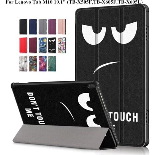 Case For Lenovo Tab M10 10 1 10.1 inch TB X505F TB-X505X TB-505L TB X605L TB-X605F TB-X605X Magnetic Cover for Lenovo Tab M10