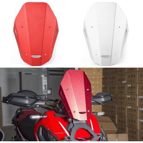 CNC Aluminum Motorcycle Windshield Windscreens Wind Deflectors for Honda X-ADV 750 XADV 750 2017-2018 Accessories