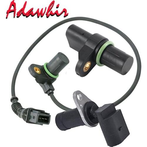 Intake & Exhaust Cam Camshaft & Crankshaft Position Sensor With O-R For BMW 12147539165 12147518628 12141709616