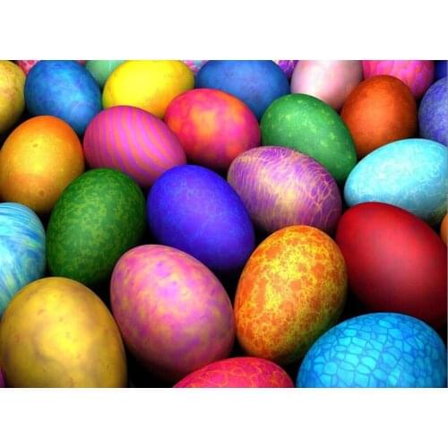 Colorful eggs The wooden puzzle 1000 pieces ersion jigsaw puzzle white card adult childrens educational toys