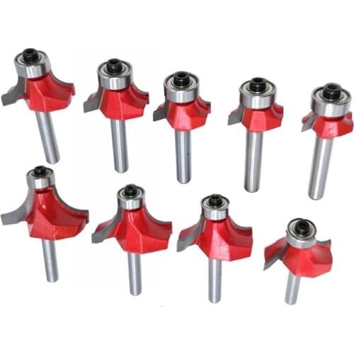 1pc 6mm 1/4 Shank Small Corner Round Router Bit for Wood Edging Woodworking Mill Classical Cutter Bit for Wood MC01035