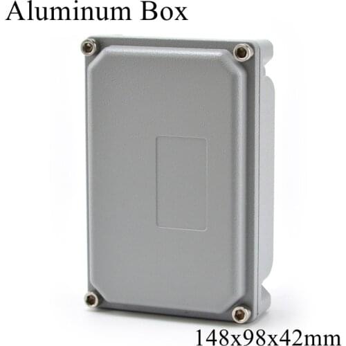 FA58 148x100x45mm IP65 Waterproof Aluminum Junction Box Electronic Terminal Sealed Diecast Metal Enclosure Case Connector