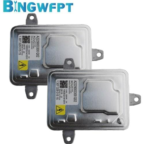 2PCS HID D3S D3R Xenon Ballast A2229003300 Q02 130732931515 For Cadillac XTS CTS For Mercedes CLA200 CLA250 CLA45 2013-2016