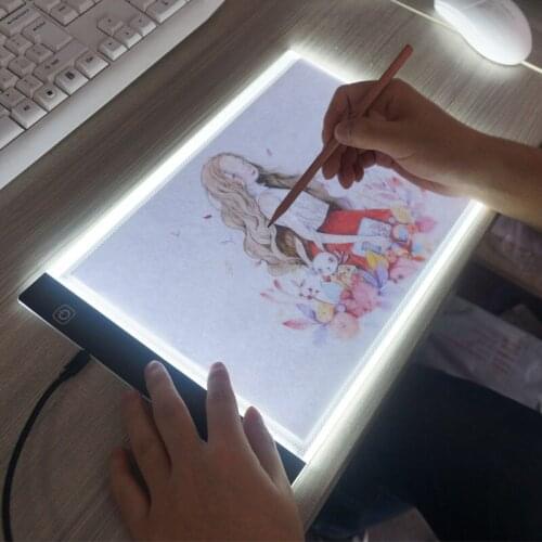Magic LED Electronic Drawing Board Coloring Doodle Painting Digital Tablets Cartoon Drawing Board For Kids Toys Birthday Gift