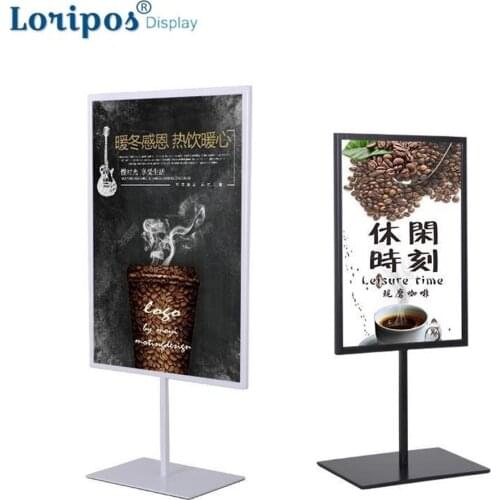 A3/A4 Metal Poster Stand Desk Menu Stand Desktop Promotion Billboard Metal Poster Stand Photo Holder Table Picture Banner Rack