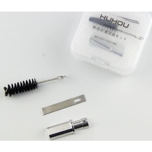 Electronic cigarette metal anti-fracture plug scraper blade protection three-piece for iqos 2.4/3.0 cleaning brush portable tool