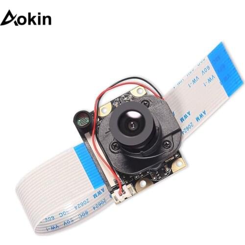 Raspberry Pi 3/2 Camera Module with Automatic IR-Cut Night Vision Camera Video Module Adjustable Focus 5MP OV5647 Sensor 1080p