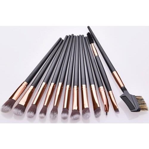 12 pcs/lot Makeup brushes set professional Makeup Brushes Set Eye Shadow Blending Eyeliner Eyelash Eyebrow Brush For Makeup Tool