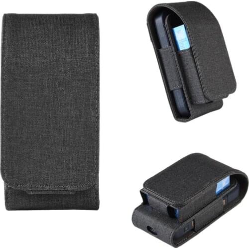 New Luxury PU Leather Bags double layer Electronic For IQOS 2.4 Cigarette e-cigarette Case Customized Carrying Bag Accessories