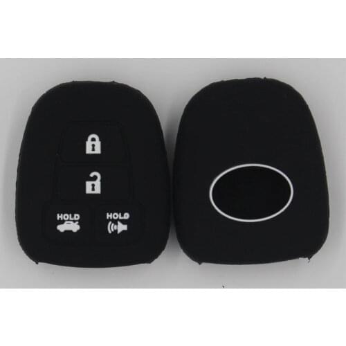 Wholesale Key Case for Car 2016 2017 Toyota Corolla Camry Highlander RAV4 Silicone Key Protected Cover Shockproof Multi-coloured