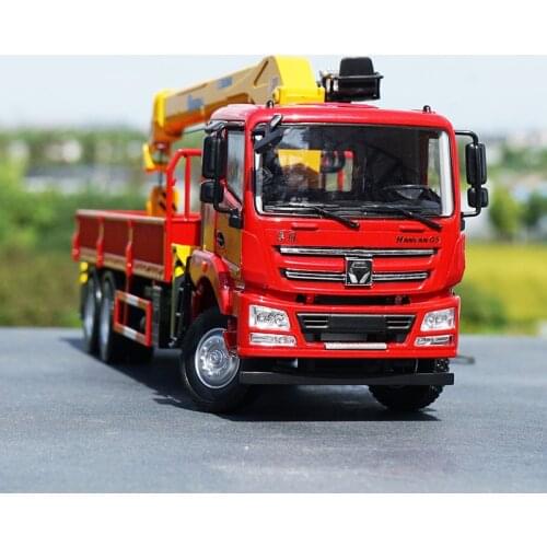 Original Factory 1:35 Xcmg Diecast Integrated Lorry Mounted Crane Model, Zinc Alloy Truck Crane Scale Models Toy Gift