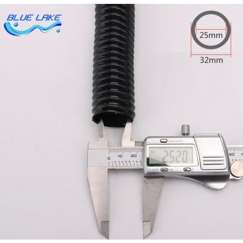 Vacuum cleaner EVA threaded hose,inner 25mm/outer 32mm, Wall polishing machine special threaded pipe/bellows,vacuum cleaner part