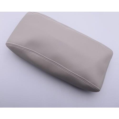 Gray PU Leather Center Console Armrest Lid Cover Cap Fit For Jeep Grand Cherokee 2011 2012 2013 2014 2015 2016 2017 2018 2019