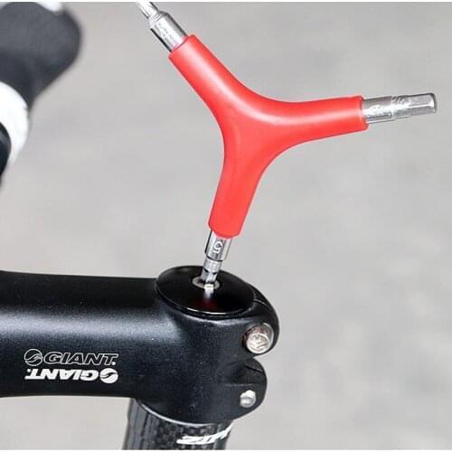 3 Way Hex Allen Wrench Spanner Bicycle Repair Tools Y Shape Allen Key Triangle Cycling Mountain Bike MTB Repair Tool Accessories