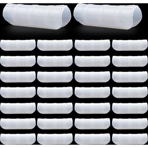 30 Pieces Greenhouse Clamps Clips, Greenhouse Plastic Shed Garden Hoops Clip, Film Row Cover Netting Tunnel Hoop Clip