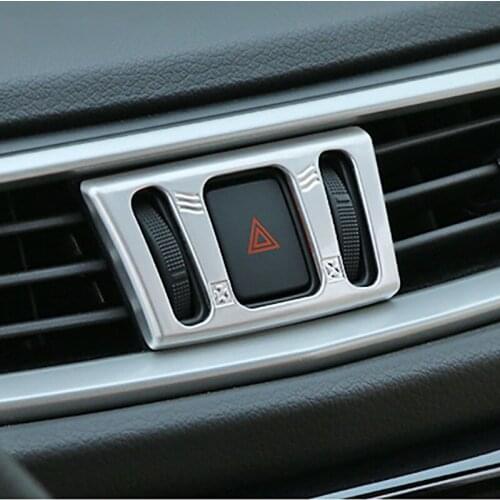 1pc for Nissan Rogue 2014-2021 x-trail Danger alert button Decorative frame
