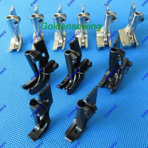 11 pairs ZIPPER WELTING PIPING FOOT with RIGHT EDGE GUIDE for JUKI DNU-1541 241 LU-563 1508