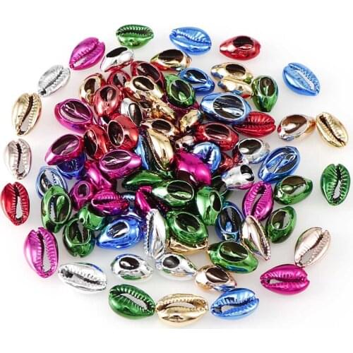 8 Colors 20Pcs/bag New Fashion 10-17cm Plated Shell Colorful Natural Sea Shell For DIY Handmade Sea Shells Home Decoration