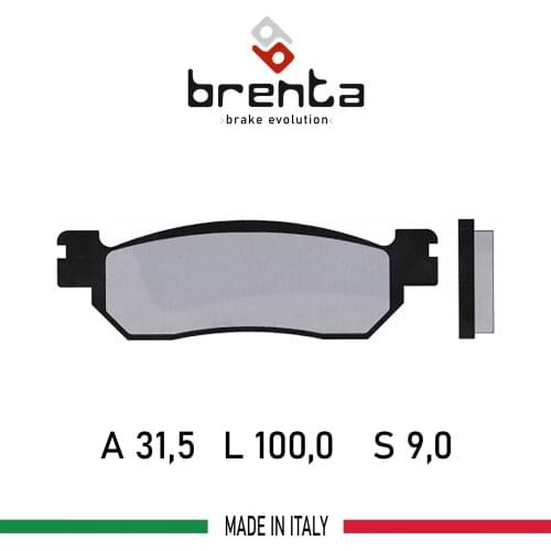 Brenta FT3022-FA275-Motorcycle-Scooter Brake Disk Pad Organic for MBK YP 250 Skyliner 250 (1998-2002) (!! Rear!!)
