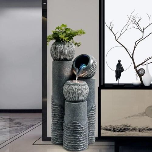 European Fountain Light Luxury Flowing Water Ornaments Hotel Club Office Decoration Mdesign Home Decor