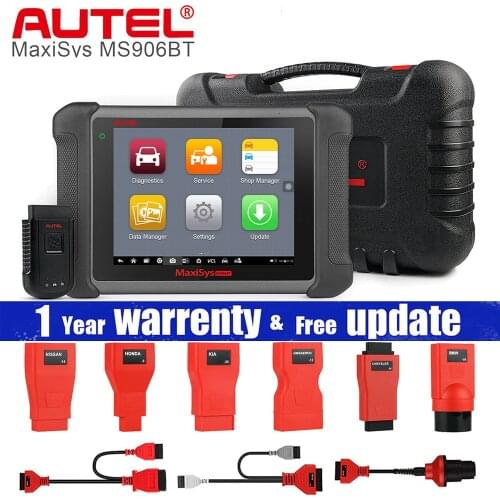 Autel Maxisys MS906BT PRO ECU Coding Diagnostic Tool, MS906BT Super Tablet Scanner OBD2 Car Accessories Better than MS908P