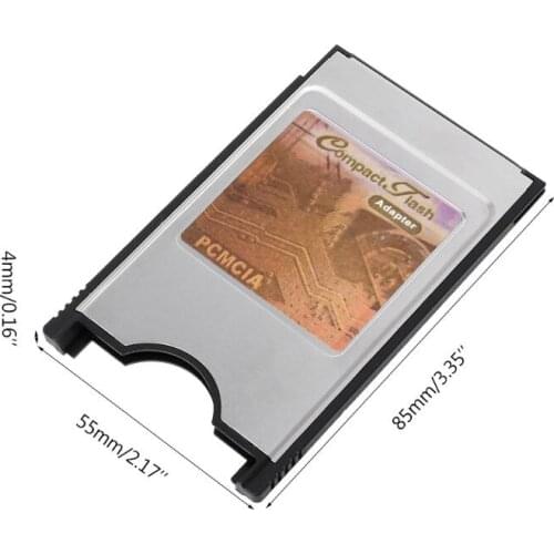 Compact Flash CF to PC Card PCMCIA Adapter Cards Reader for Laptop Notebook New 87HE