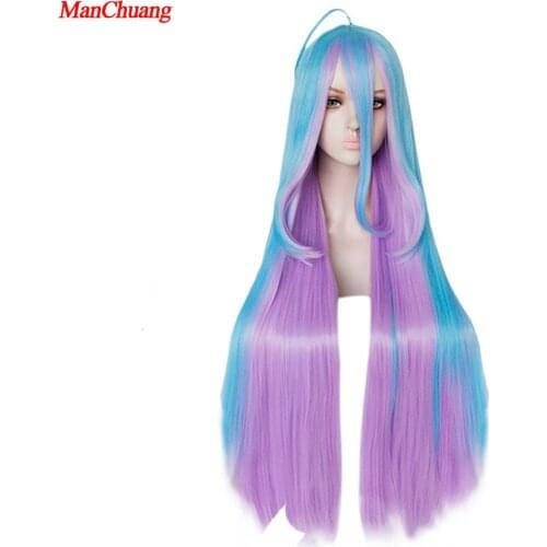 ManChuang Cosplay No Game No Life Shiro Emboitement Heroine Sailor wig