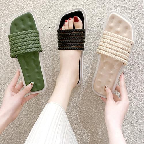 Unique simple fashion summer cool slippers new can wear fairy everyday slippers Lightweight wear-resistant non-slip