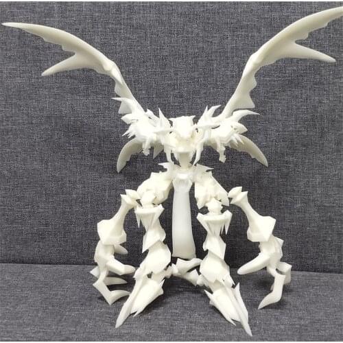 Original 3D Printing Digimon Adventure Dynasmon X Resin Figure Toys Unpainted Model Royal Knight Decor Display Custom-Made Toy