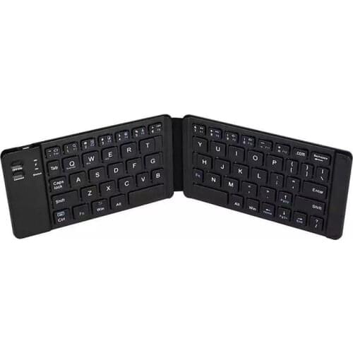 Folding Bluetooth-compatible Keyboard Light and Handy Folding Keyboard Foldable Wireless Keypad for IOS/Android/Windows