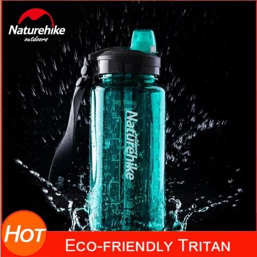 Naturehike Sports Water Bottle 750ML / 1000ML Non-Toxic BPA Free & Eco-Friendly Tritan Bottle For Man Woman Girls Boys Teens