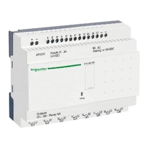 SR2D201BD compact smart relay Zelio Logic - 20 I O - 24 V DC - no clock - no display