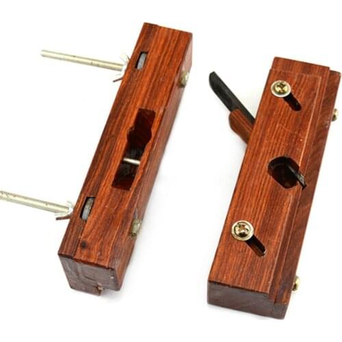 Woodworking Planer Slotting Planing Distance Adjustable Wood Planer 5mm, 8mm, 10mm Blade Manual Cutting Tool