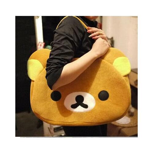 2019 New Brown Bear Bag Anime San-X Rilakkuma Cute Oso Bolso Hombro Colgar plush Para comprar Totes AE
