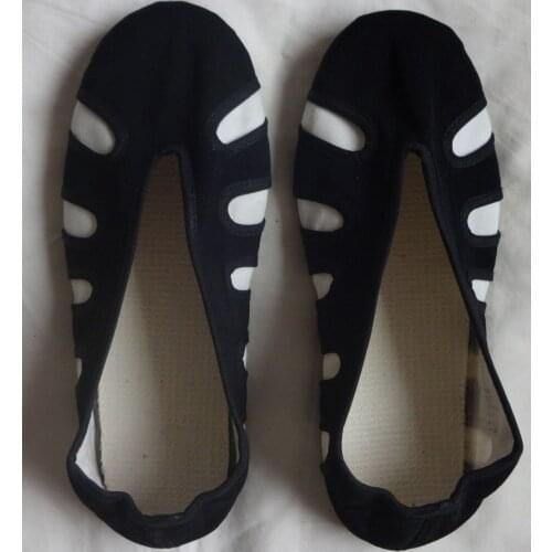 Unisex high quality Taoist monks tai chi shoes taoism wudang martial arts kung fu sneakers black
