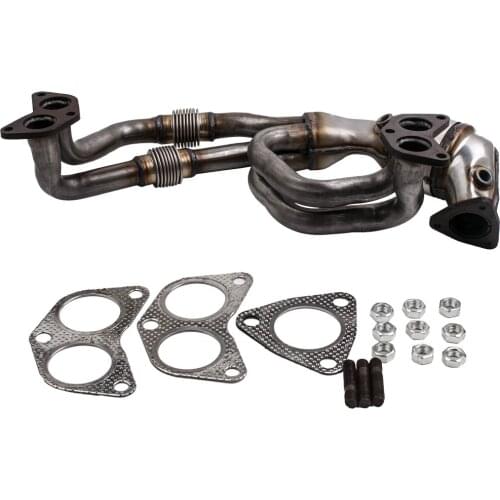 Exhaust Manifold with Integrated Catalytic Converter for Subaru Forester 674864