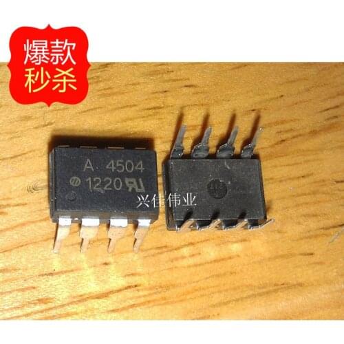 10PCS New original HCPL-A4504 HCPL-4504 A4504 DIP8 optocoupler authentic spot