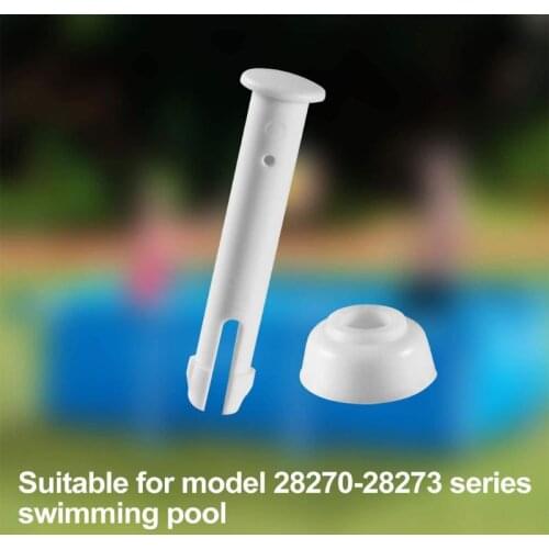 10Pcs Plastic Pool Joint Pin and Seal for Intex 13ft-24ft Metal Frame Pools with Rubber Seals Pool Replacement Parts