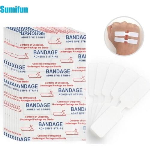 20Pcs Waterproof First Aid Bandage Band Aid Hemostasis Adhesive Dressings Paste Needleless Close Wound Medical Plaster Heel Pad