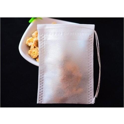 20000Pcs/Lot Teabags 5.5 x 7CM Empty Tea Bags With String Heal Seal Filter Paper for Herb Loose Tea