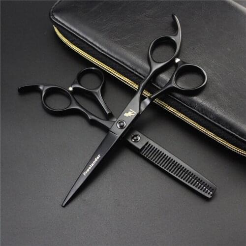 Freelander 6 inch Scissors for Hairdressers Pro Cutting Thinning Styling Tool Salon Hairdressing Shears Regular Flat Teeth Blade