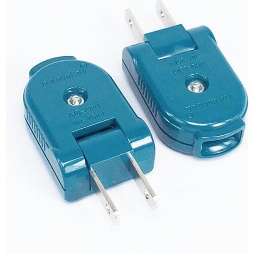 90 degree rotary power plug, American connection with two flat foot joint JHD-2201,1 pcs