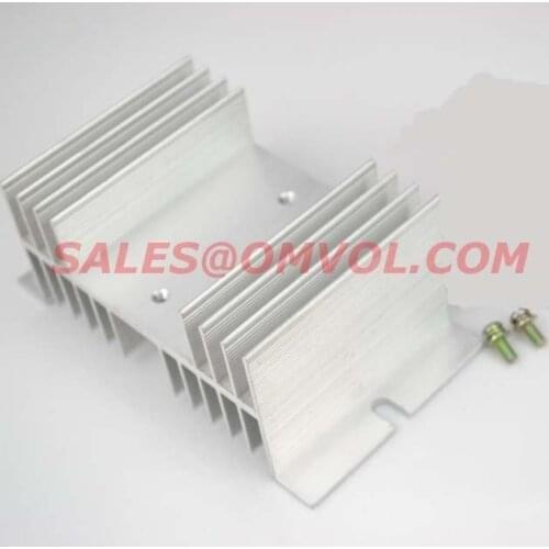Aluminum Heat Sink Heatsink for Single Phase SSR Solid State Relay + 2 mouting screws