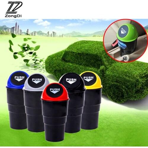 ZD 1Pcs Car trash storage box Organizer for Hyundai I30 IX35 Nissan Juke Subaru Suzuki Vitara Swift Opel Insignia Accessories