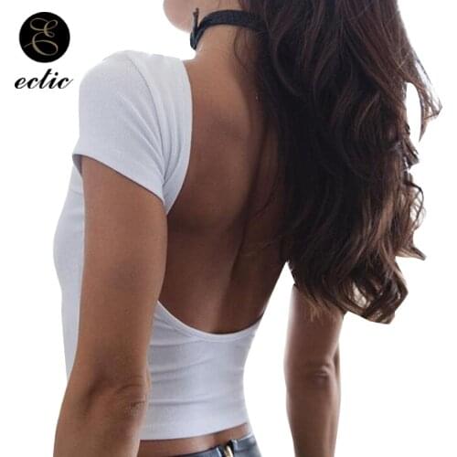 Женские укороченные футболки ECTIC China At AliExpress