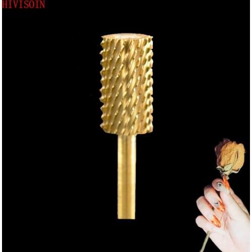 HIVISOIN -15PCS- Carbide nail grinding head-Large Barrel Bit - 60010030 - XC