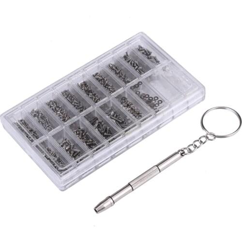 Screws Repair Tools Tweezers Assorted Nose Eyeglass Screwdriver Kit Assortment Nuts