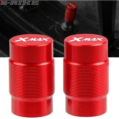 XMAX Motorcycle Tyre Valve CNC Aluminum Tire Air Port Stem Cover Cap Accessories for Yamaha XMAX 125 250 300 400 All Year